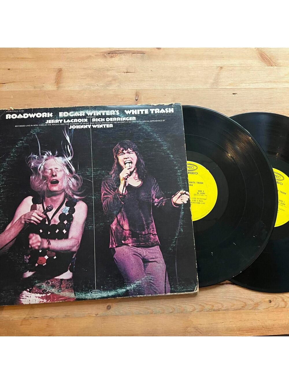 Edgar Winter's White Trash - Roadwork 33rpm VG+ VR27